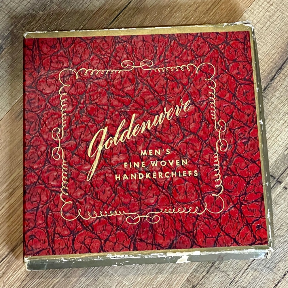 Vintage Goldenweve Monogram K Handkerchiefs Set of 3